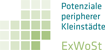 Logo ExWoSt-Forschungsfeld „Potenziale von Kleinstädten in peripheren Lagen“